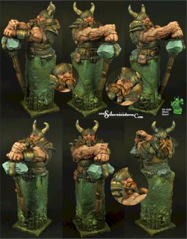 Dwarf Bust height 245mm by Scibor