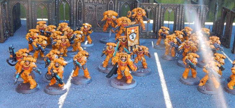 Imperial Fists Primaris Detachment by P4Painting