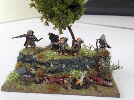 Halfling Scout Troop by Rhordianstealer