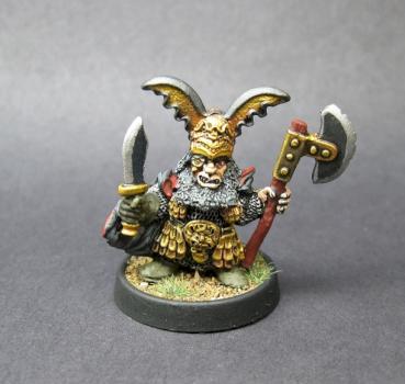 Chaos Dwarf lord by mikecarrero