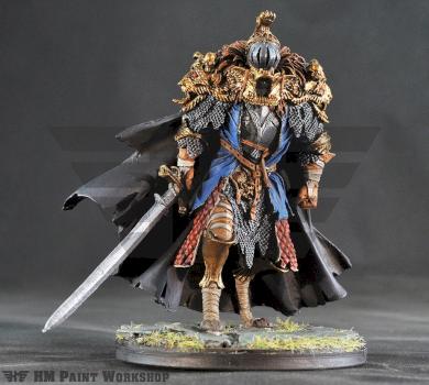 Kingdom Death Black Knight Monster by hmpaintworkshop
