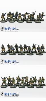 Steel Legion Infantry Squad 2 by MadFlyArtStudio