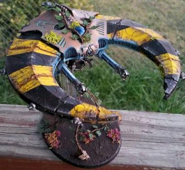 Necron Nightscythe by okaledokaley