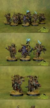 Death Guard Plague Marines by Mad Crow Studio