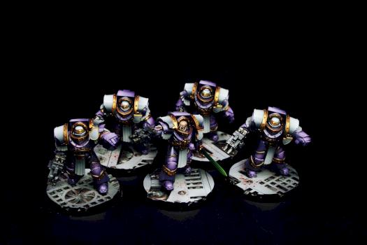 Emperor's Children Cataphractii Terminator Squad by goblet