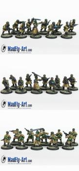 Steel Legion Infantry Squad 3 by MadFlyArtStudio