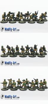 Steel Legion Infantry Squad 4 by MadFlyArtStudio