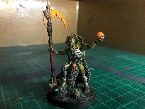 Necron Overlord by JinxNine