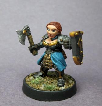 06115: Shield Maiden by mikecarrero