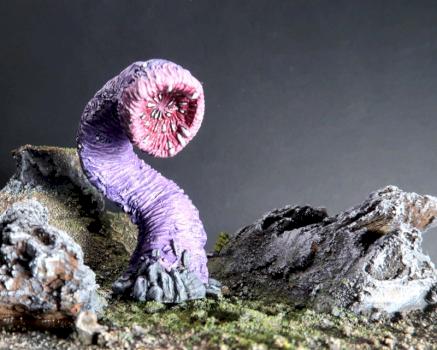 purple worm by jdmoyer