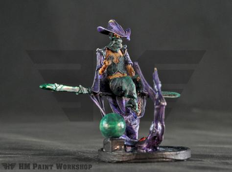 Kingdom Death Disciple of the Witch #4 Pin Up by hmpaintworkshop