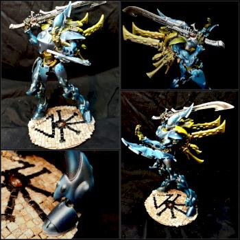 Eldar Wraithknight by DiblyDoesDie