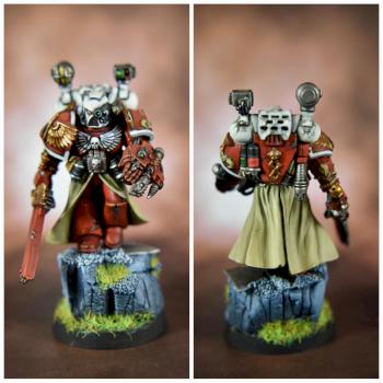 SANGUINARY PRIEST BLOOD ANGELS SPACE MARINES by juanlurockerman