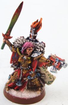 sister of battle cannoness by doom miniatures