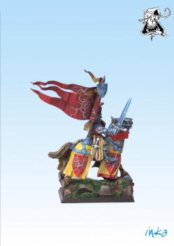 Bretonnian Standard Bearer by Black Gobbo