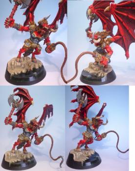 le grand tout rouge / Bloodthirster / Buveur de Sang by elfgidrungal