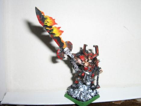 Lieutenant of Khorne with Berserker Glaive by Zenebatos