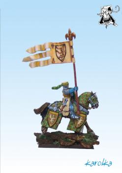 Bretonnian Standard Bearer by Black Gobbo