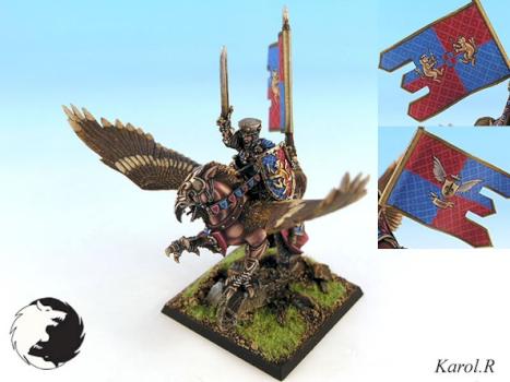 King Louen on Hippogriff by Fenris Studio