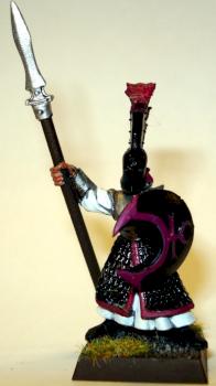 Slannash Dark Elf Spearman by ogregut