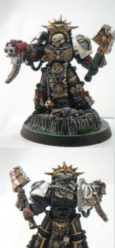 Space Marine Terminator Chaplain by demonherald