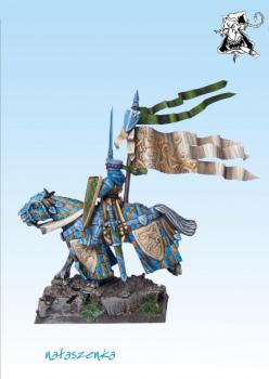Bretonnian Standard Bearer by Black Gobbo