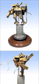 Tau Battlesuit for Tsunami Fund by Brokenblade
