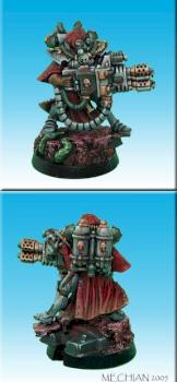 Sister of battle with heavy flamer by Mechian