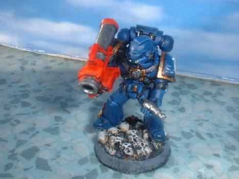 ultramarine rocket launcher by agingbrush