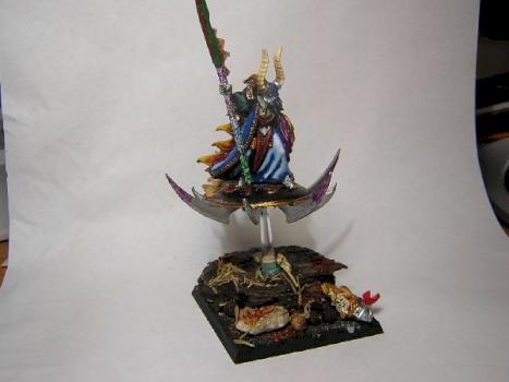 Tzeetch Lord on Disk by Kashaaz