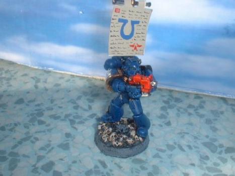 ultramarine standard bearer steadying hand by agingbrush