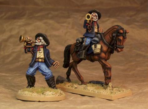 7th Cavalry Musician (foot & mounted) by dazler269