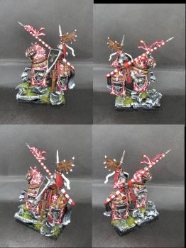Warhammer Bretonnian Champion Knight of Lightning Strikes by tinman755