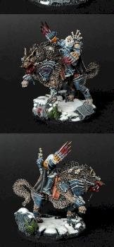 Space Wolf Lord Canis Wolfborn by BloodyBeast.com