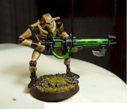 Ceramic necron warrior by soad39