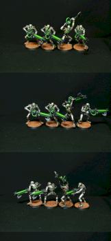 Necron Warriors Test Models by Darkscion