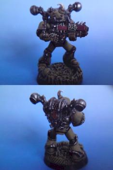 Plague marine with plasma gun by DARKmic