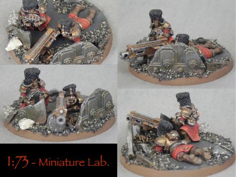 Heavy Bolter Squad Vostroyan Imperial Guard by 1a73MiniatureLab