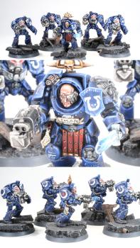 Ultramarines Terminator Squad by TKNY