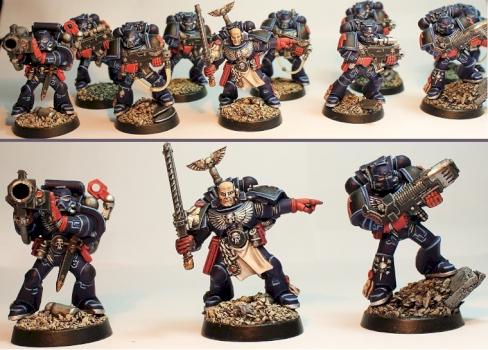 Crimson Fists Scouad by jij66