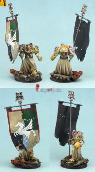 Dark Angels Deathwing Terminator Standard Bearer by MiG