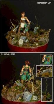 Barbarian Girl by collak