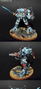Grey Knight Nemesis Dreadknight with Sword by BloodyBeast.com