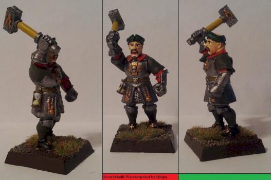 Scratchbuilt warriorpriest by Qtapa