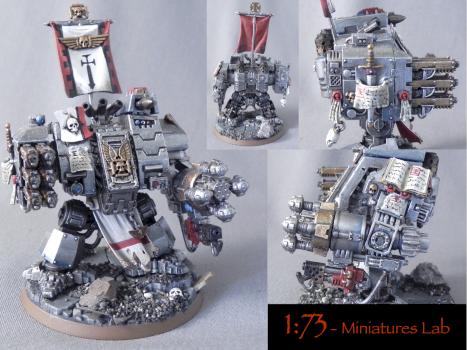 Grey Knights Dreadnought by 1a73MiniatureLab