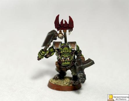 Ork Nob with Big Shoota by xxxstc3