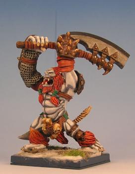 un orc de la lune noire en blanc by keyril