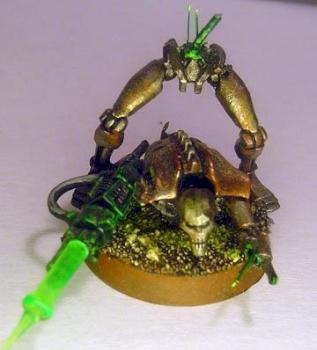 damaged necron warrior by allstarcrew9999