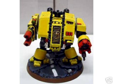 Imperial Fists Dreadnought! by TripleRoyale