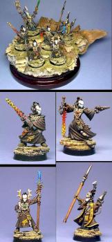 Ulthwe Council of Seers led by Eldrad Ulthran by vikotnik